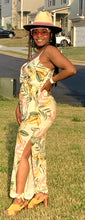 Load image into Gallery viewer, Tropical Print Jumpsuit 
