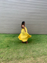 Load image into Gallery viewer, Yellow Freedom Maxi Dress 
