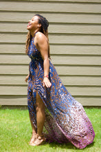 Load image into Gallery viewer, Blue Leopard Safari dress 
