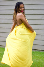 Load image into Gallery viewer, Yellow Freedom Maxi Dress 
