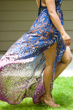 Load image into Gallery viewer, Blue Leopard Safari dress 
