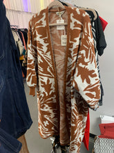 Load image into Gallery viewer, Cream N Camel Printed Cardigan 
