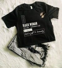 Load image into Gallery viewer, Black Woman Tee 
