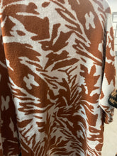 Load image into Gallery viewer, Cream N Camel Printed Cardigan 
