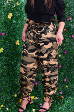 Load image into Gallery viewer, Camo Paper Bag Waist Pants 
